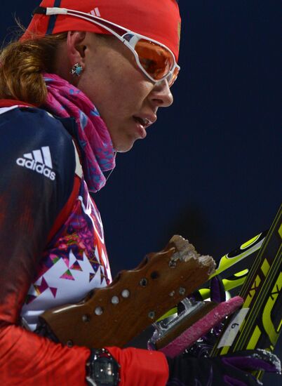 2014 Olympics. Biathlon. Women. Sprint race
