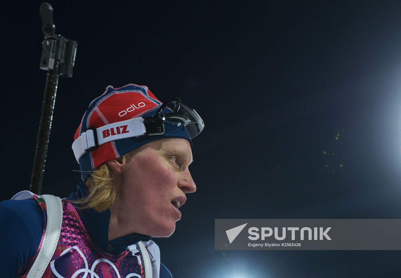 2014 Winter Olympics. Biathlon. Women. Sprint race