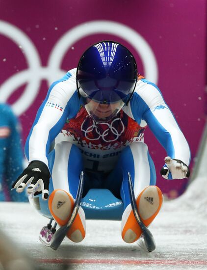 2014 Winter Olympics. Luge. Men. Day Two