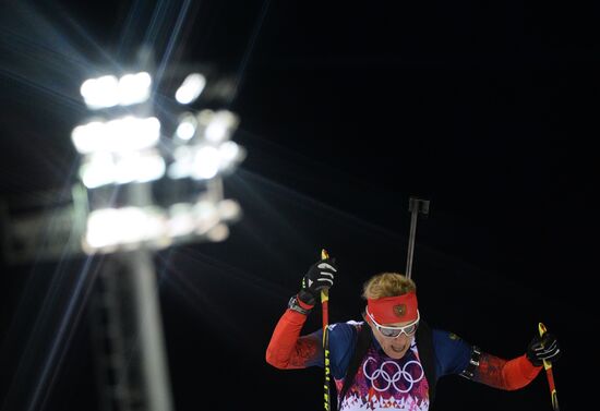 2014 Winter Olympics. Biathlon. Women. Sprint race