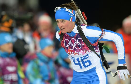 2014 Winter Olympics. Biathlon. Women. Sprint race