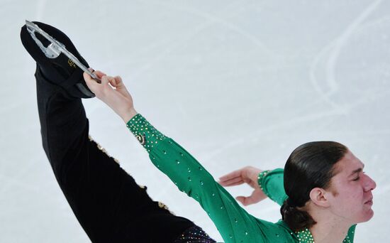 2014 Olympics. Figure skating. Teams. Men. Free skating