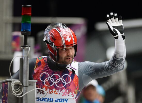 2014 Winter Olympics. Luge. Men. Day Two