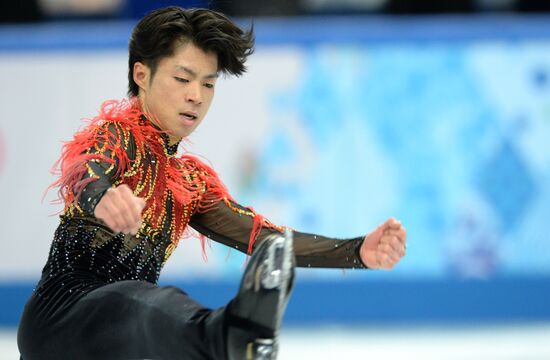 2014 Olympics. Figure skating. Teams. Men. Free skating