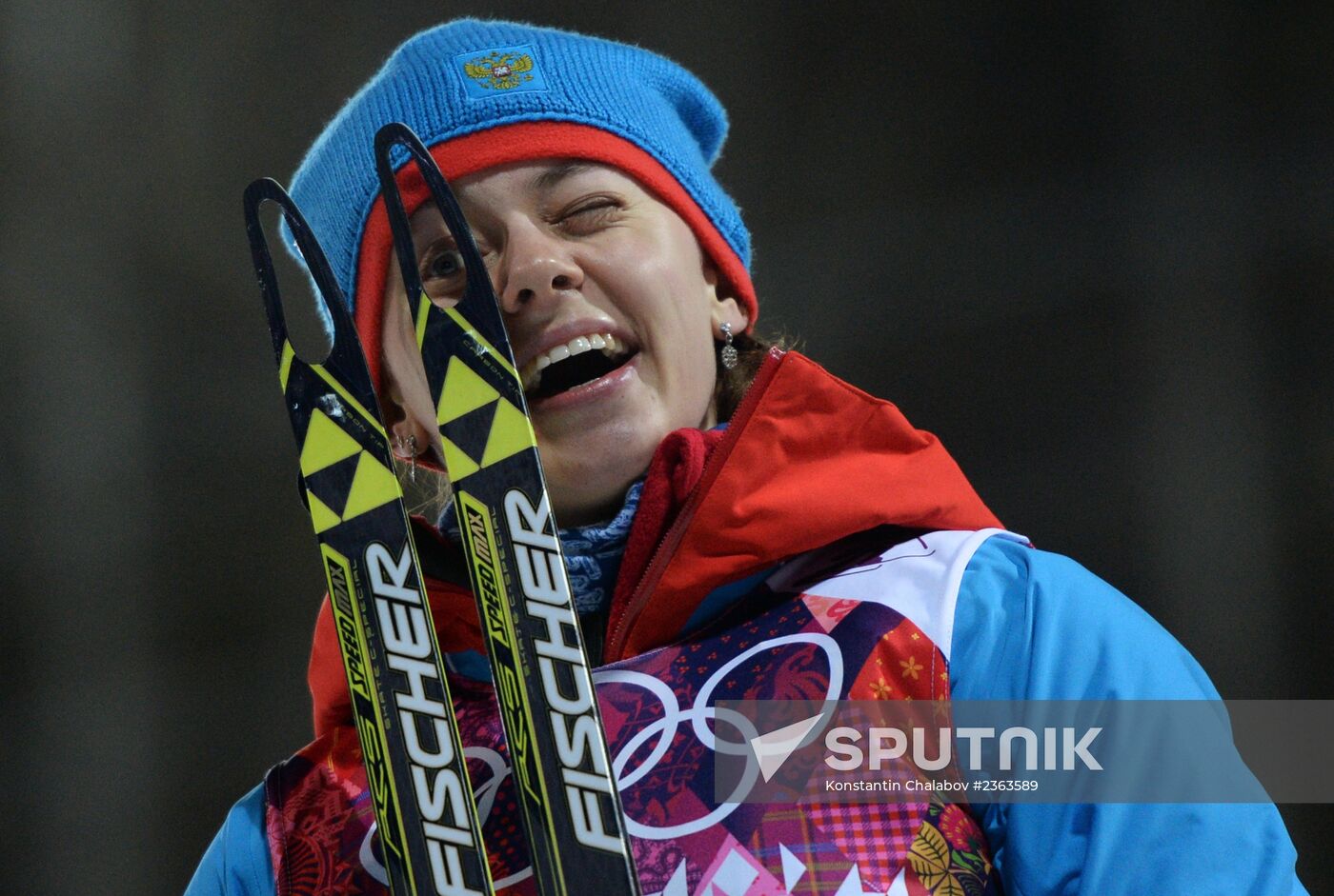 2014 Winter Olympics. Biathlon. Women. Sprint race