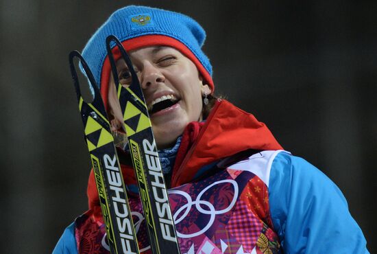 2014 Winter Olympics. Biathlon. Women. Sprint race