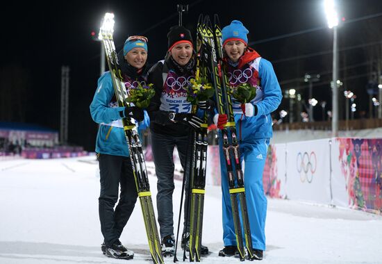 2014 Winter Olympics. Biathlon. Women. Sprint race