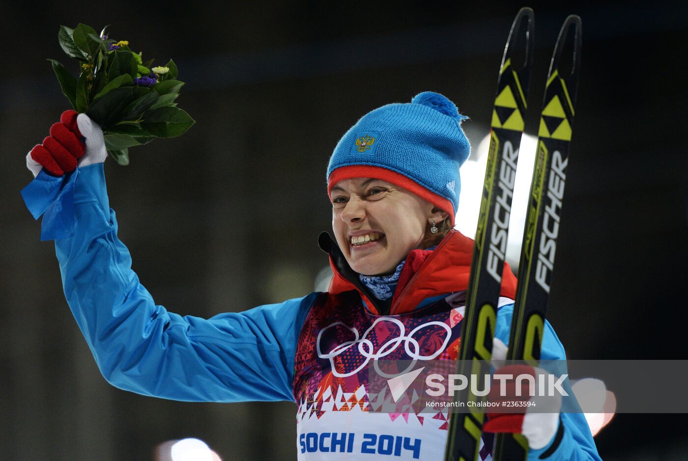 2014 Winter Olympics. Biathlon. Women. Sprint race