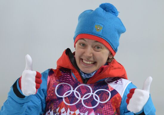 2014 Winter Olympics. Biathlon. Women. Sprint race