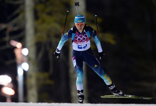 2014 Winter Olympics. Biathlon. Women. Sprint race