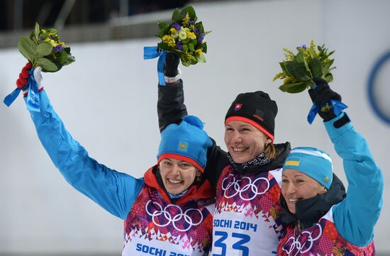 2014 Winter Olympics. Biatlon. Women. Sprint