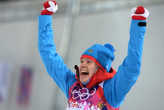 2014 Winter Olympics. Biathlon. Women. Sprint race