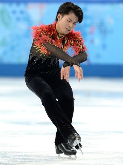 2014 Olympics. Figure skating. Teams. Men. Free skating