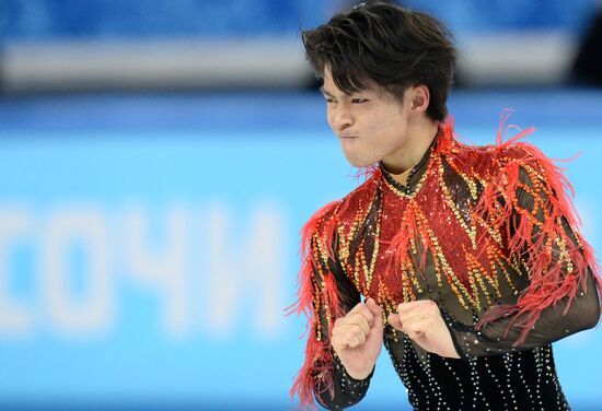 2014 Olympics. Figure skating. Teams. Men. Free skating