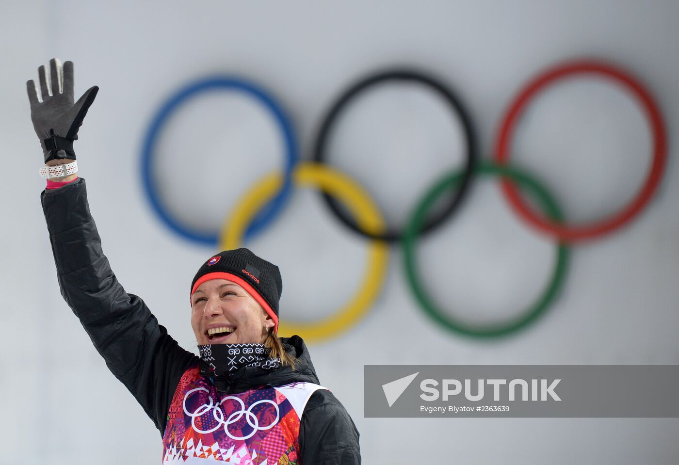2014 Winter Olympics. Biathlon. Women. Sprint race
