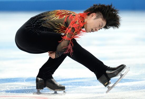 2014 Olympics. Figure skating. Teams. Men. Free skating