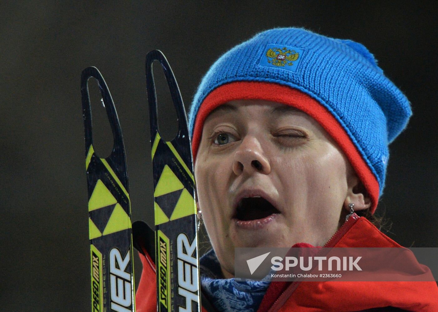 2014 Winter Olympics. Biathlon. Women. Sprint race
