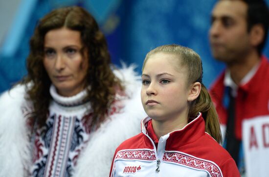 2014 Olympics. Figure skating. Teams. Women. Free skating