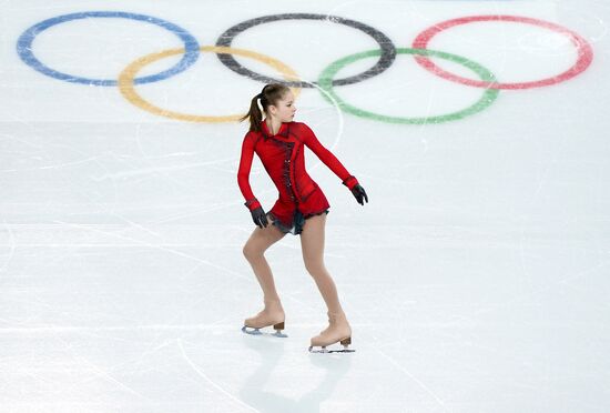 2014 Olympics. Figure skating. Teams. Women. Free skating
