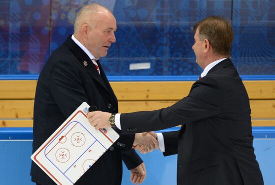 2014 Winter Olympics. Ice hockey. Women. Russia vs. Germany