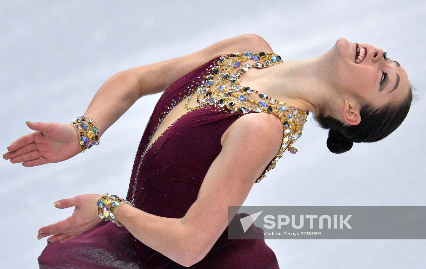 2014 Olympics. Figure skating. Teams. Women. Free skating
