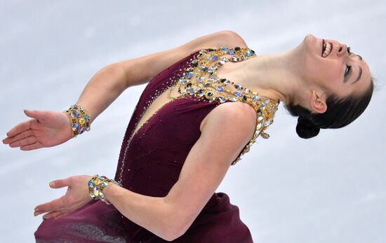 2014 Olympics. Figure skating. Teams. Women. Free skating