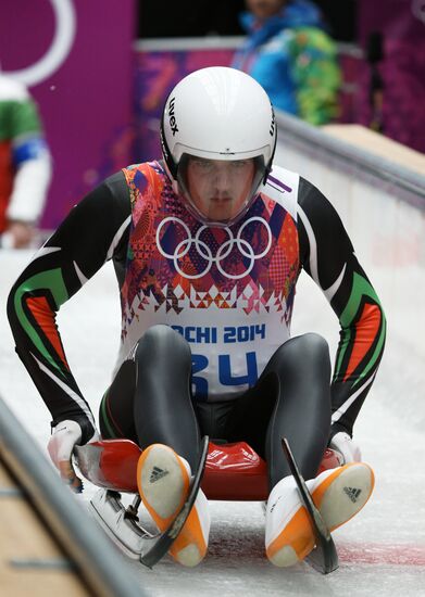2014 Winter Olympics. Luge. Men. Day Two