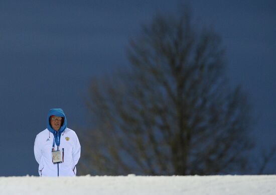 2014 Olympics. Biathlon. Women. Sprint race