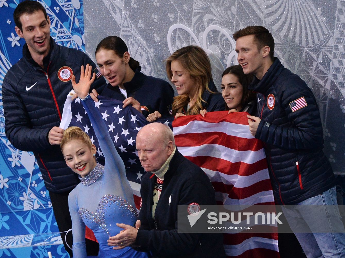 2014 Winter Olympics. Figure skating. Teams. Women. Free skating