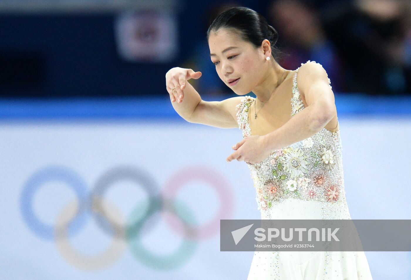 2014 Olympics. Figure skating. Teams. Women. Free skating