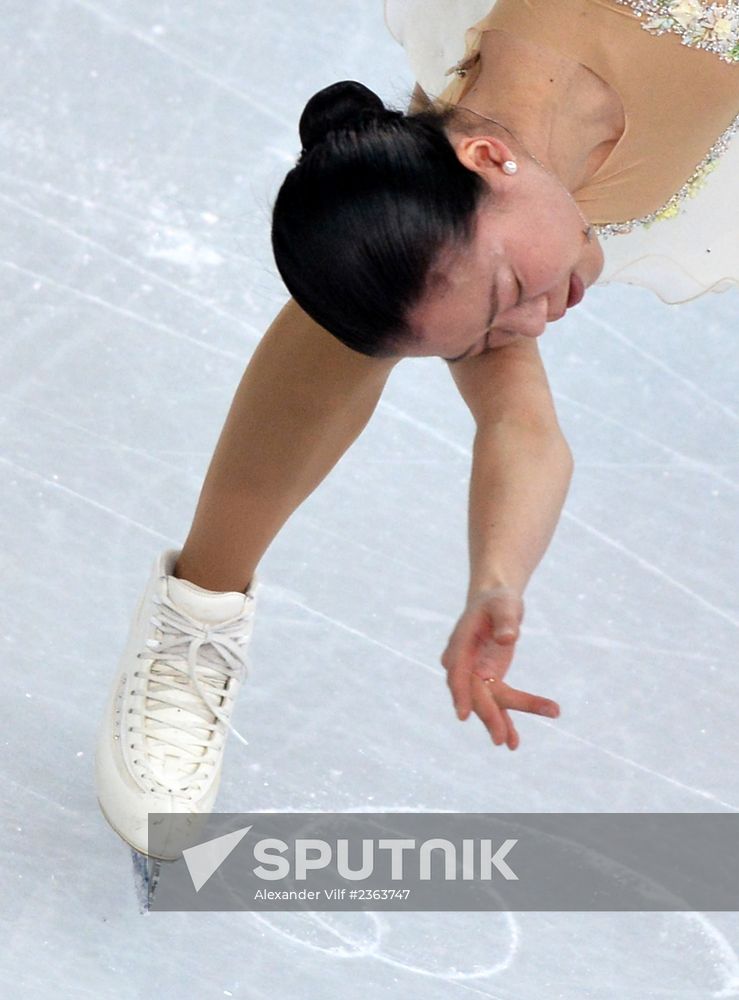 2014 Olympics. Figure skating. Teams. Women. Free skating