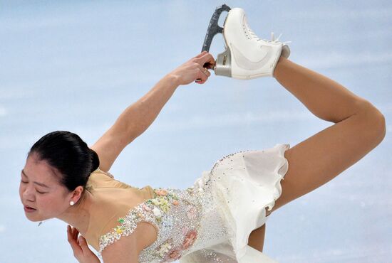 2014 Olympics. Figure skating. Teams. Women. Free skating