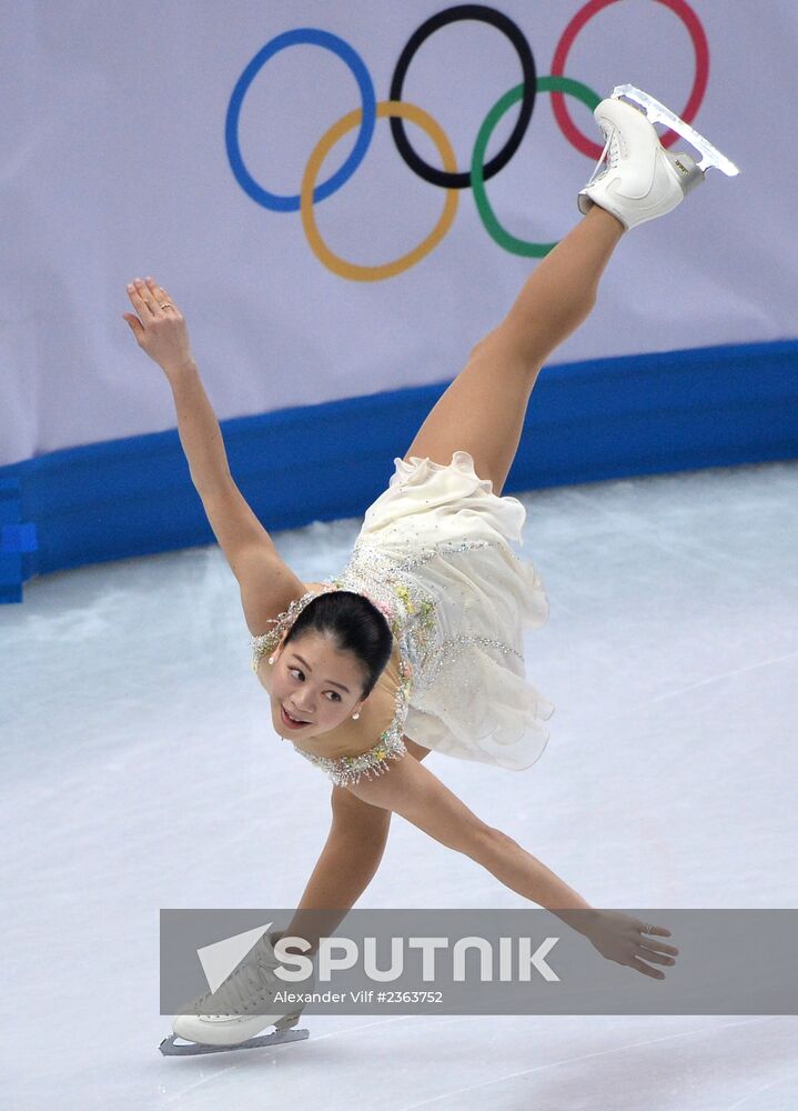 2014 Olympics. Figure skating. Teams. Women. Free skating