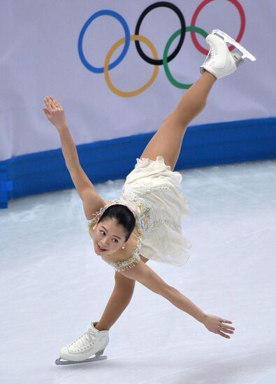 2014 Olympics. Figure skating. Teams. Women. Free skating