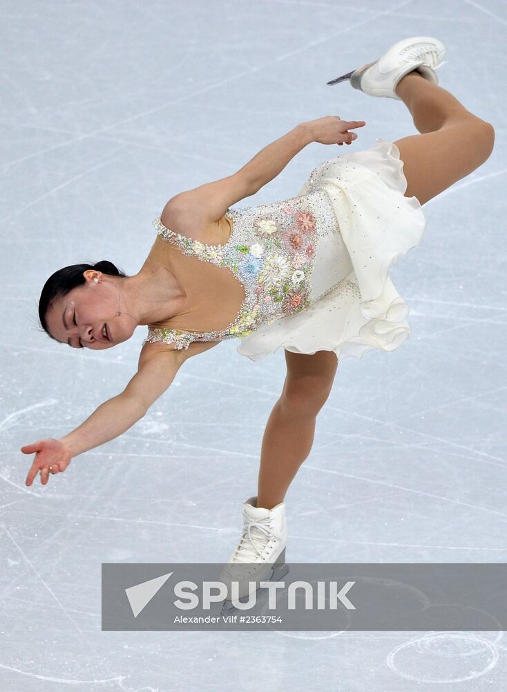 2014 Olympics. Figure skating. Teams. Women. Free skating