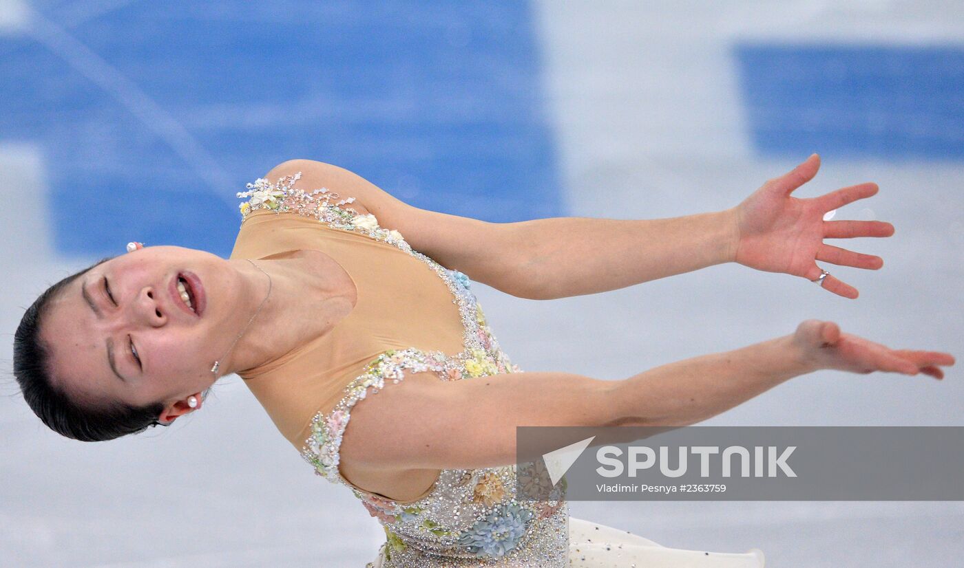 2014 Olympics. Figure skating. Teams. Women. Free skating