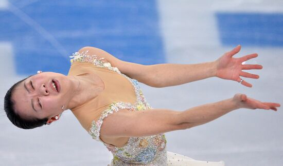 2014 Olympics. Figure skating. Teams. Women. Free skating