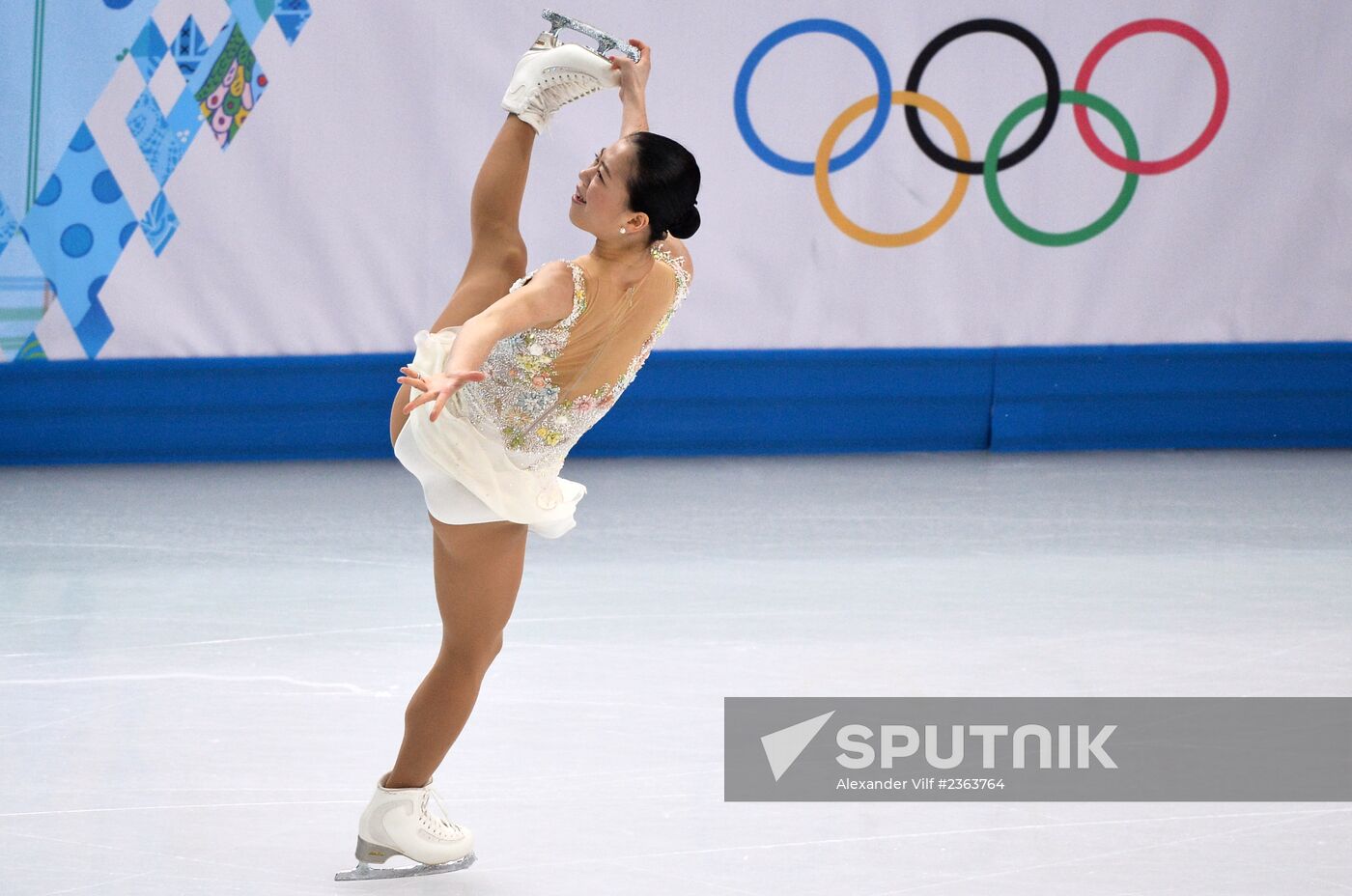 2014 Olympics. Figure skating. Teams. Women. Free skating