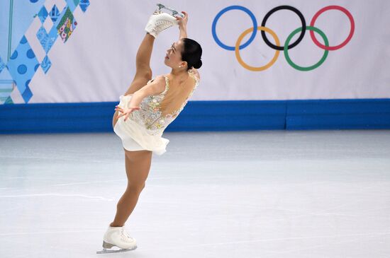 2014 Olympics. Figure skating. Teams. Women. Free skating