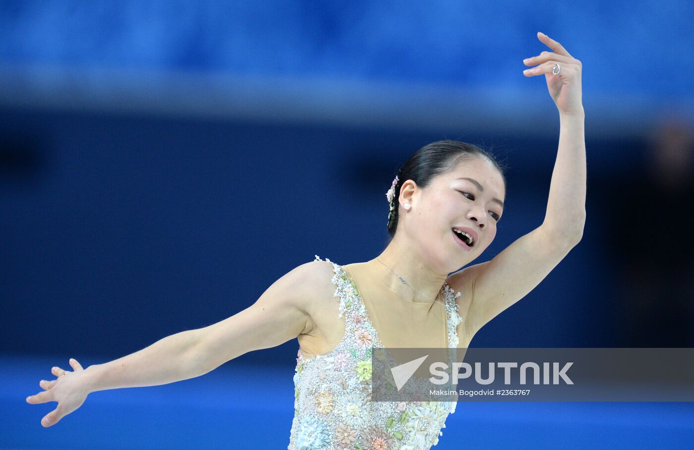 2014 Olympics. Figure skating. Teams. Women. Free skating