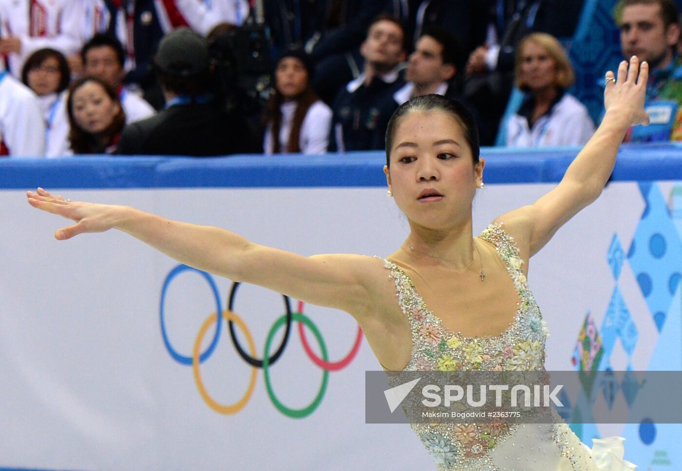 2014 Olympics. Figure skating. Teams. Women. Free skating