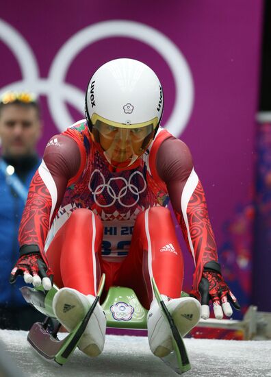 2014 Winter Olympics. Luge. Men. Day Two
