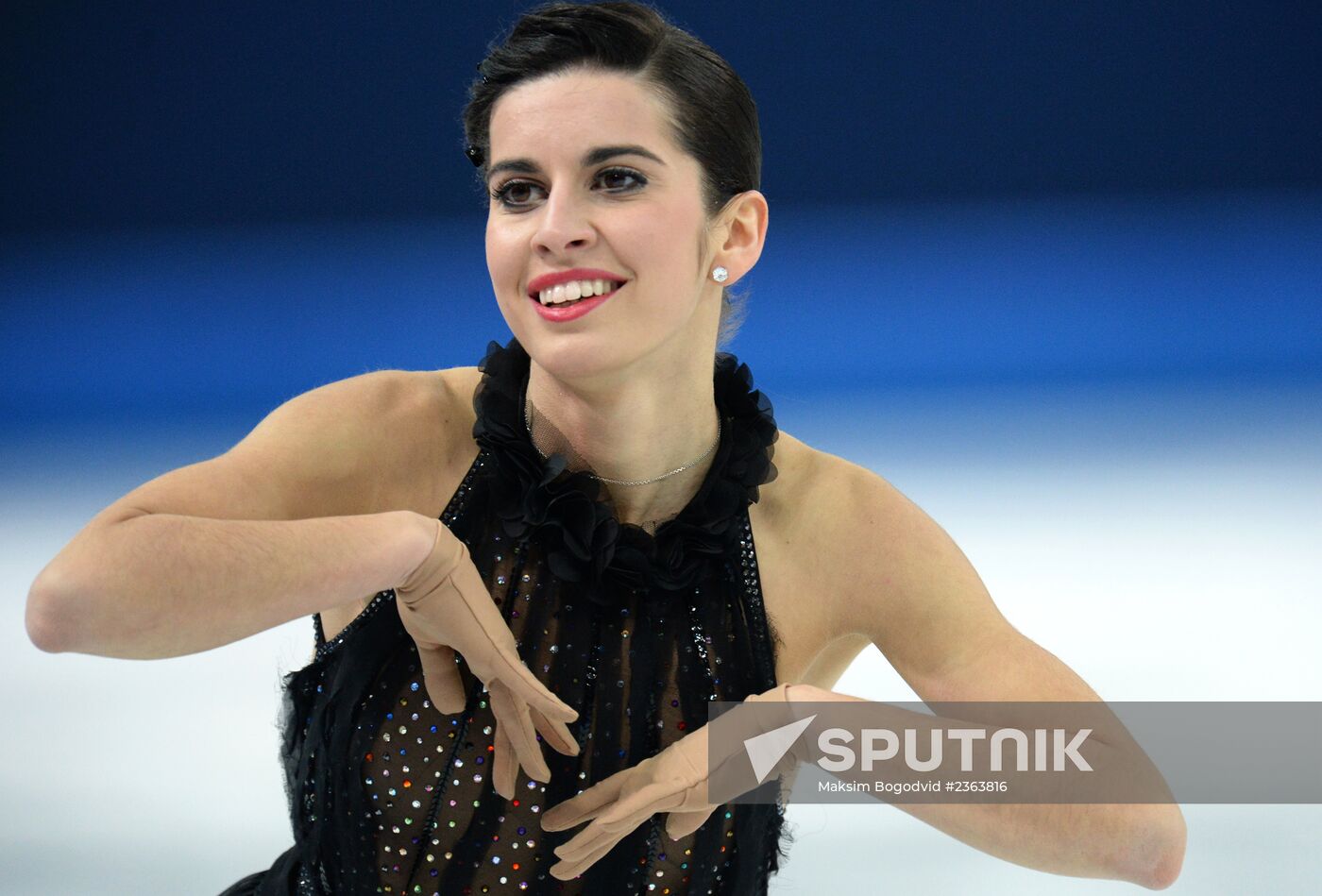2014 Olympics. Figure skating. Teams. Women. Free skating