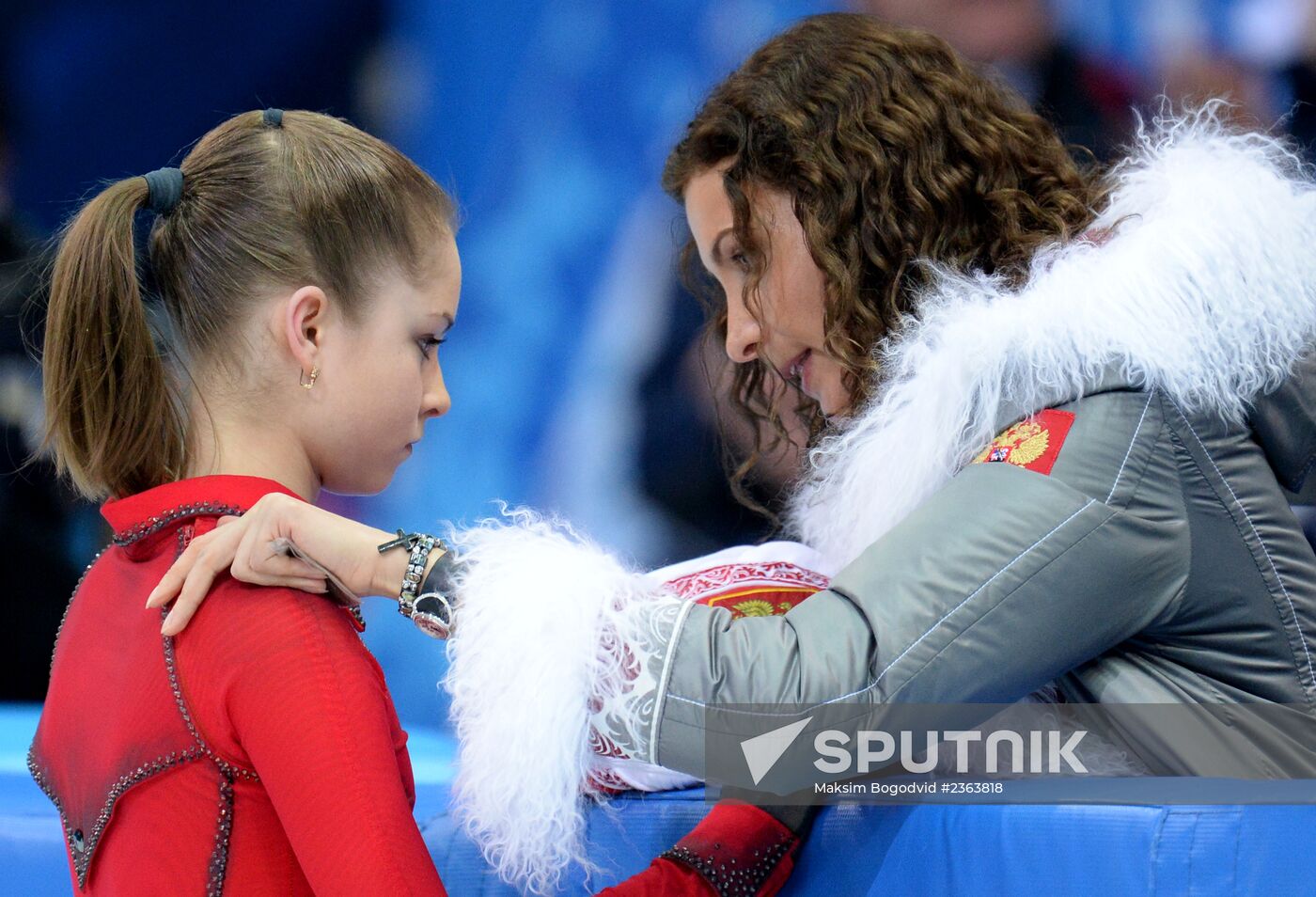 2014 Olympics. Figure skating. Teams. Women. Free skating