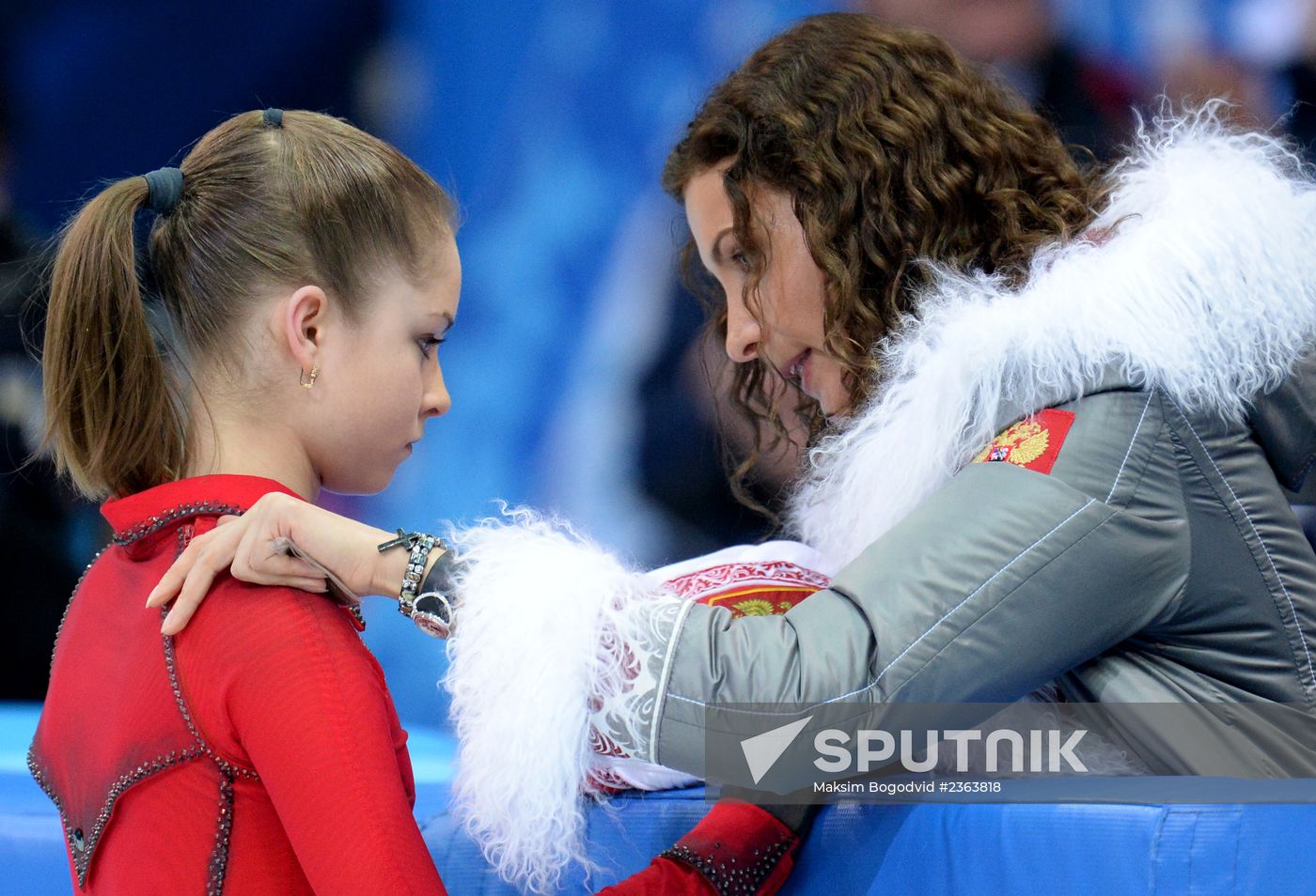 2014 Olympics. Figure skating. Teams. Women. Free skating