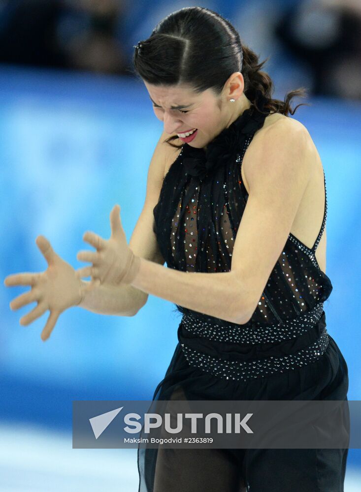 2014 Olympics. Figure skating. Teams. Women. Free skating