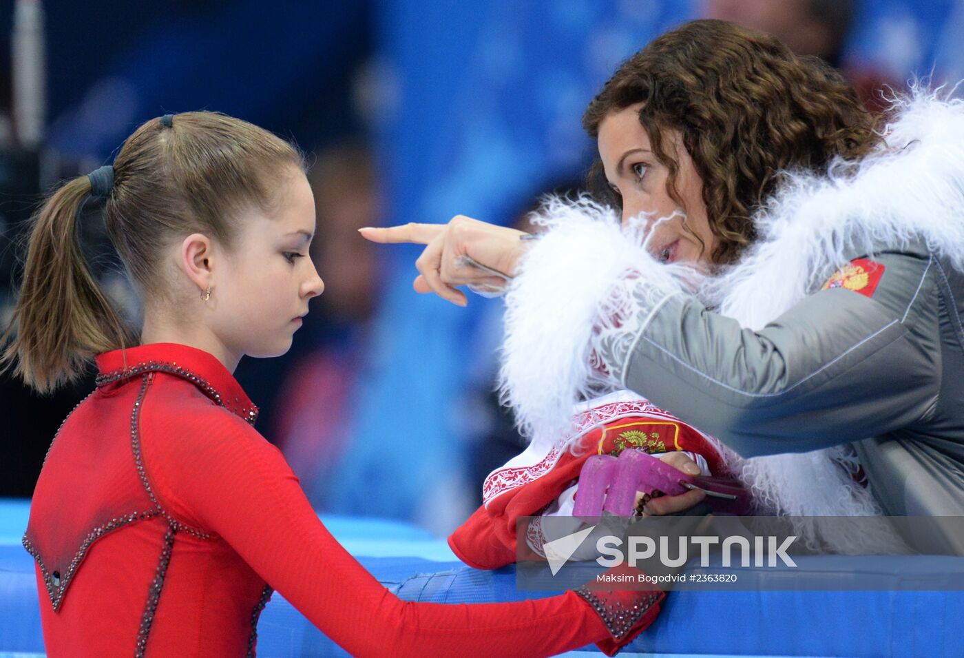2014 Olympics. Figure skating. Teams. Women. Free skating