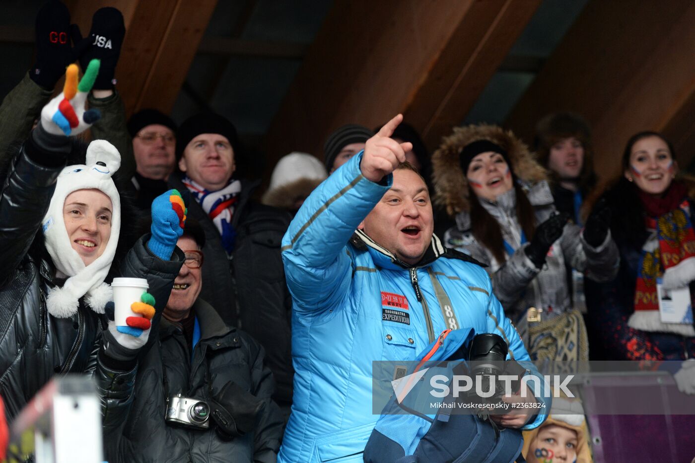 2014 Winter Olympics. Luge. Men. Day Two
