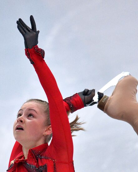 2014 Olympics. Figure skating. Teams. Women. Free skating