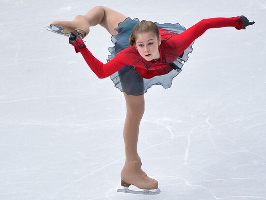 2014 Olympics. Figure skating. Teams. Women. Free skating